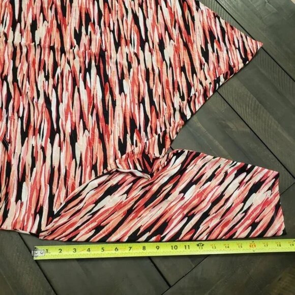 Bright Jacquard Blouse JM Collection Womens Plus Size 3X - Picture 11 of 11